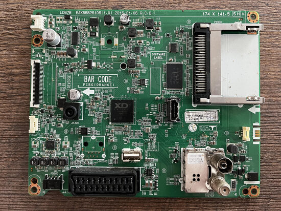 Pagrindinė plokštė EAX66826106 (1.0)